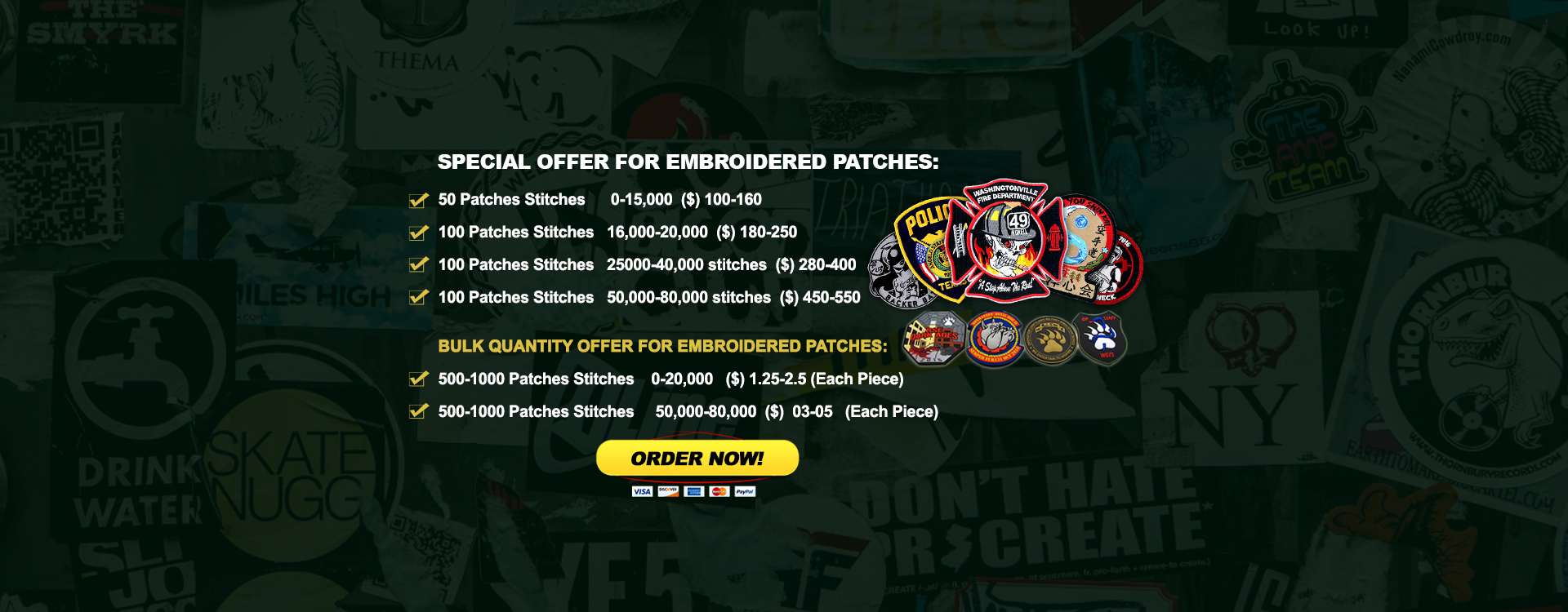  custom patches services usa